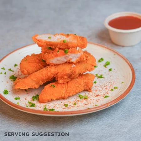 Crunchy Chicken Breast Strips (35-40 pcs/pack), 1 Kg (Frozen)